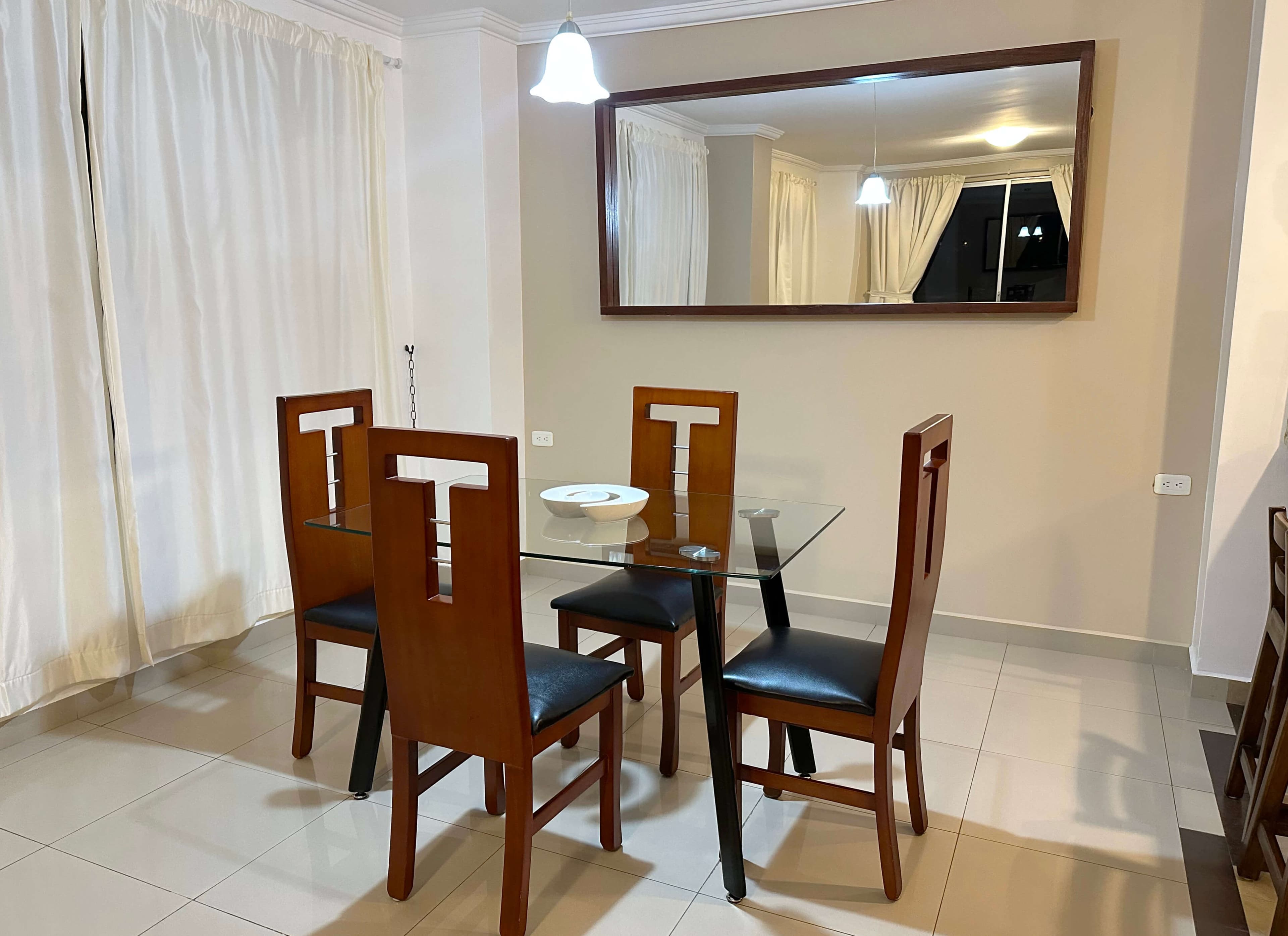 Zona de fumadores con jardín